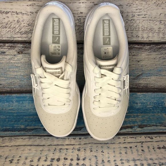 NWB PUMA California Monochrome Women’s White Puma - Picture 5 of 8